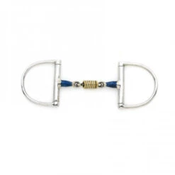 Blue Steel King Dee Double Jointed Mouth With Loose Brass Roller Disks