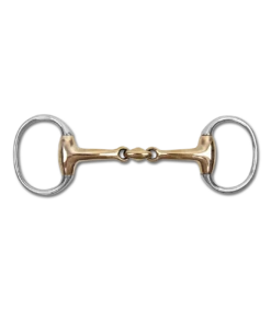 Waldhausen Cupris Eggbutt Double Jointed Bit