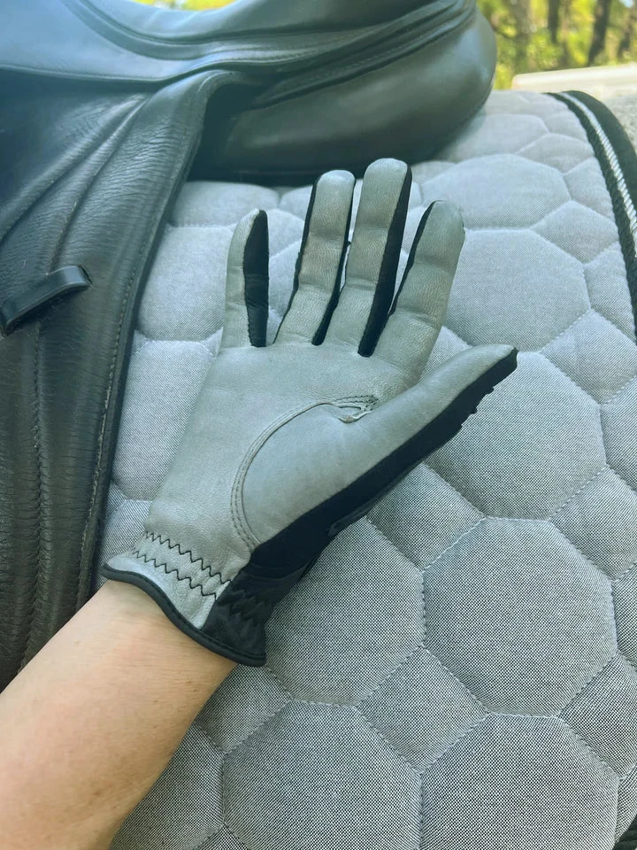 Correct Connect Oil-Tac Leather Grip Riding Gloves - Image 2