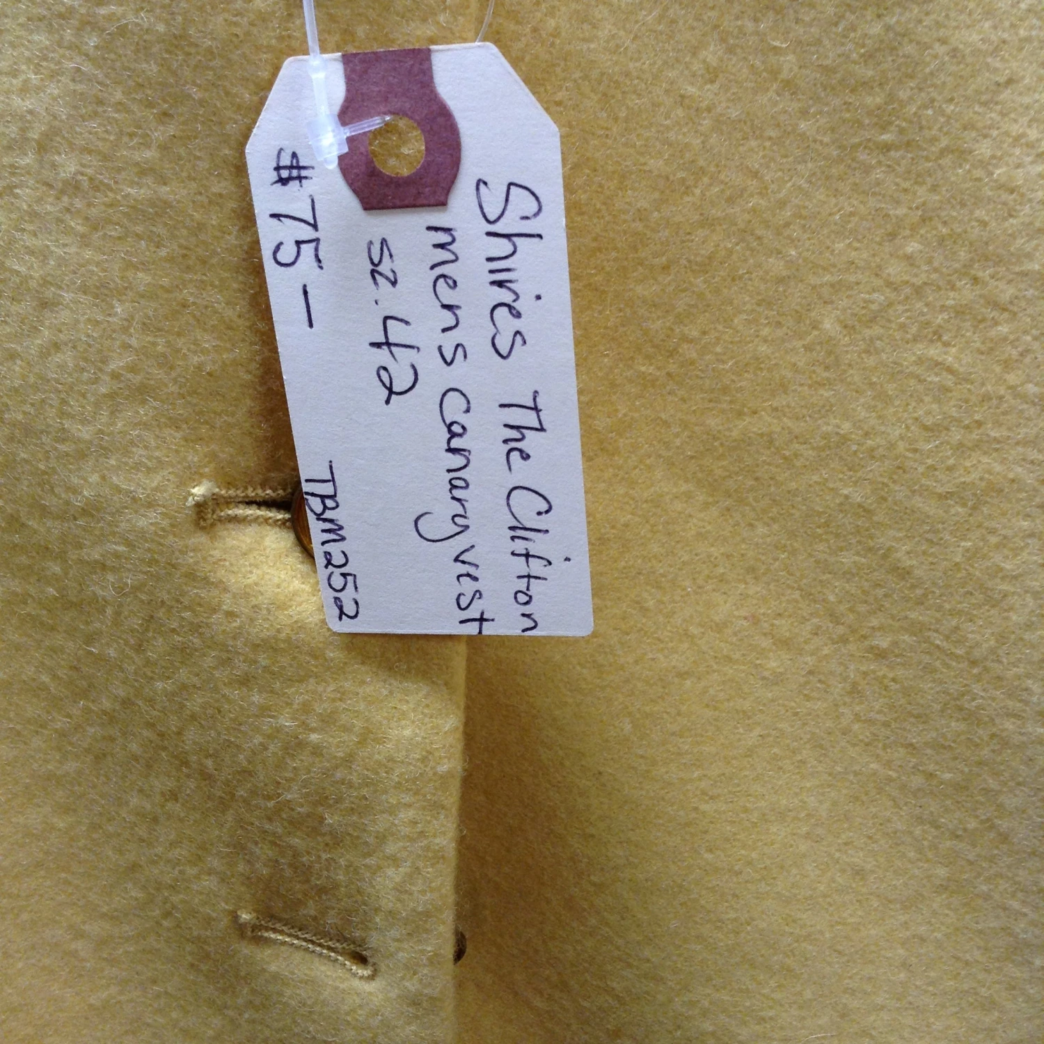 Shires The Clifton Men's Canary Vest - Image 4