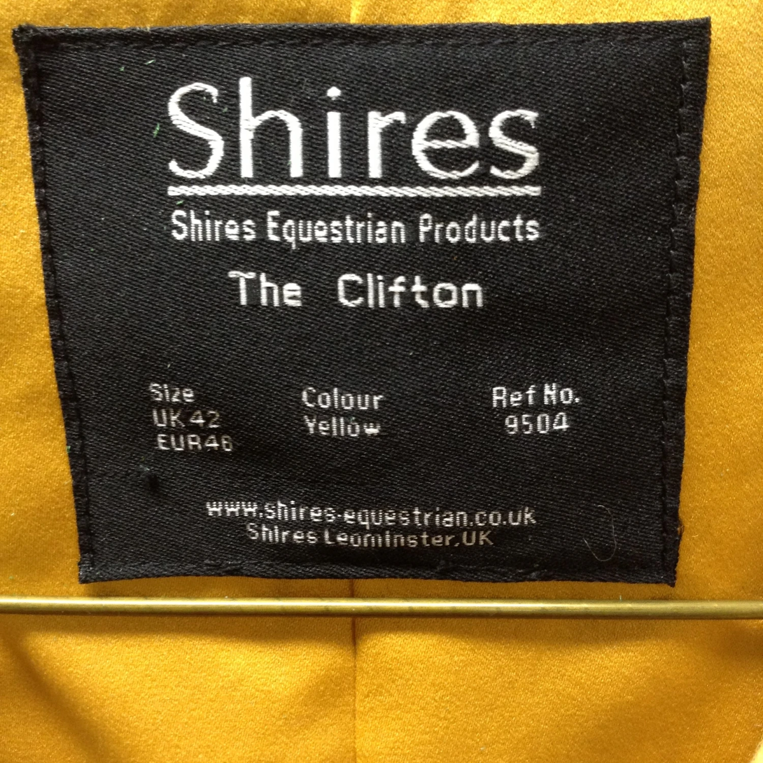 Shires The Clifton Men's Canary Vest - Image 3