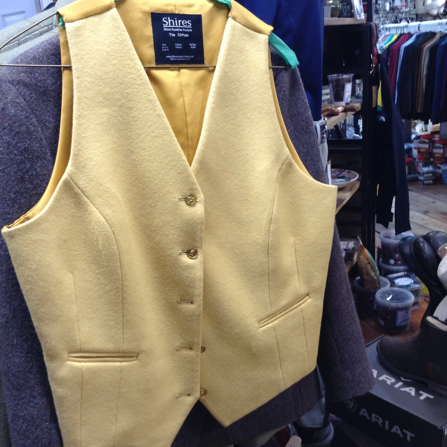 Shires The Clifton Men's Canary Vest