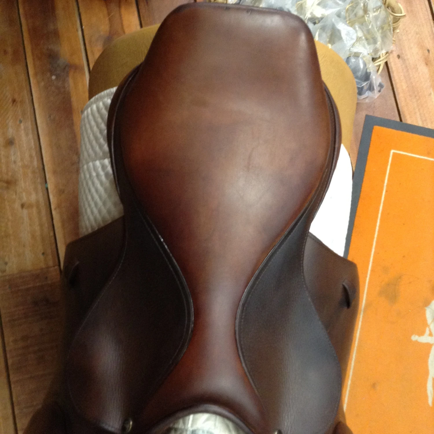 SOLD - Tad Coffin TC2 Smartride Technology Jump Saddle - 18" - Image 3