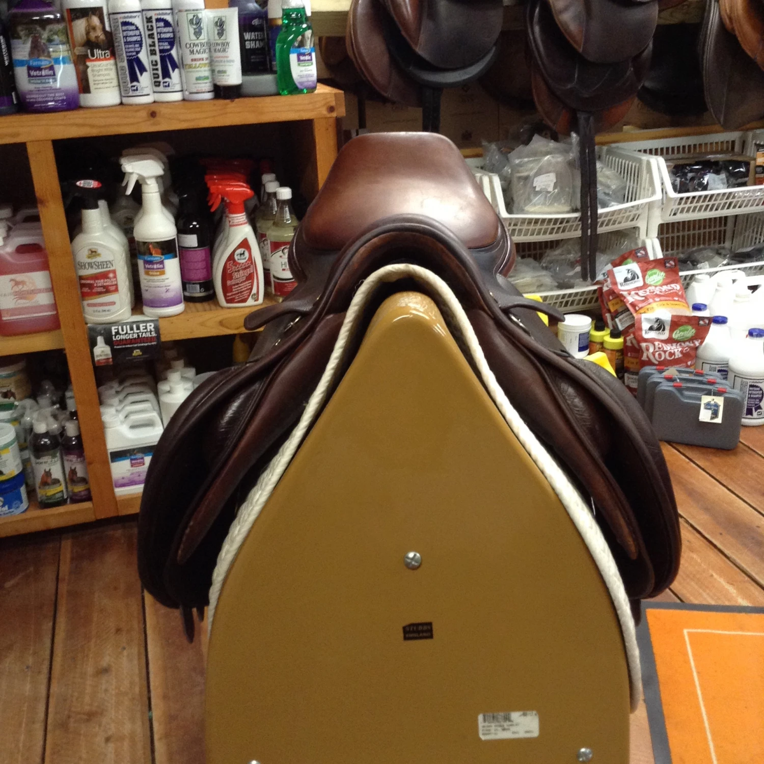 SOLD - Tad Coffin TC2 Smartride Technology Jump Saddle - 18" - Image 5