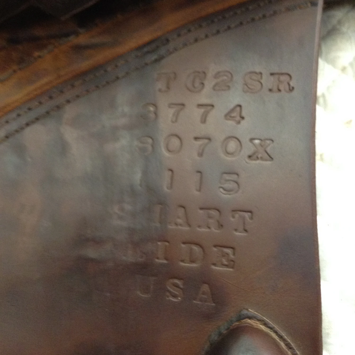 SOLD - Tad Coffin TC2 Smartride Technology Jump Saddle - 18" - Image 6