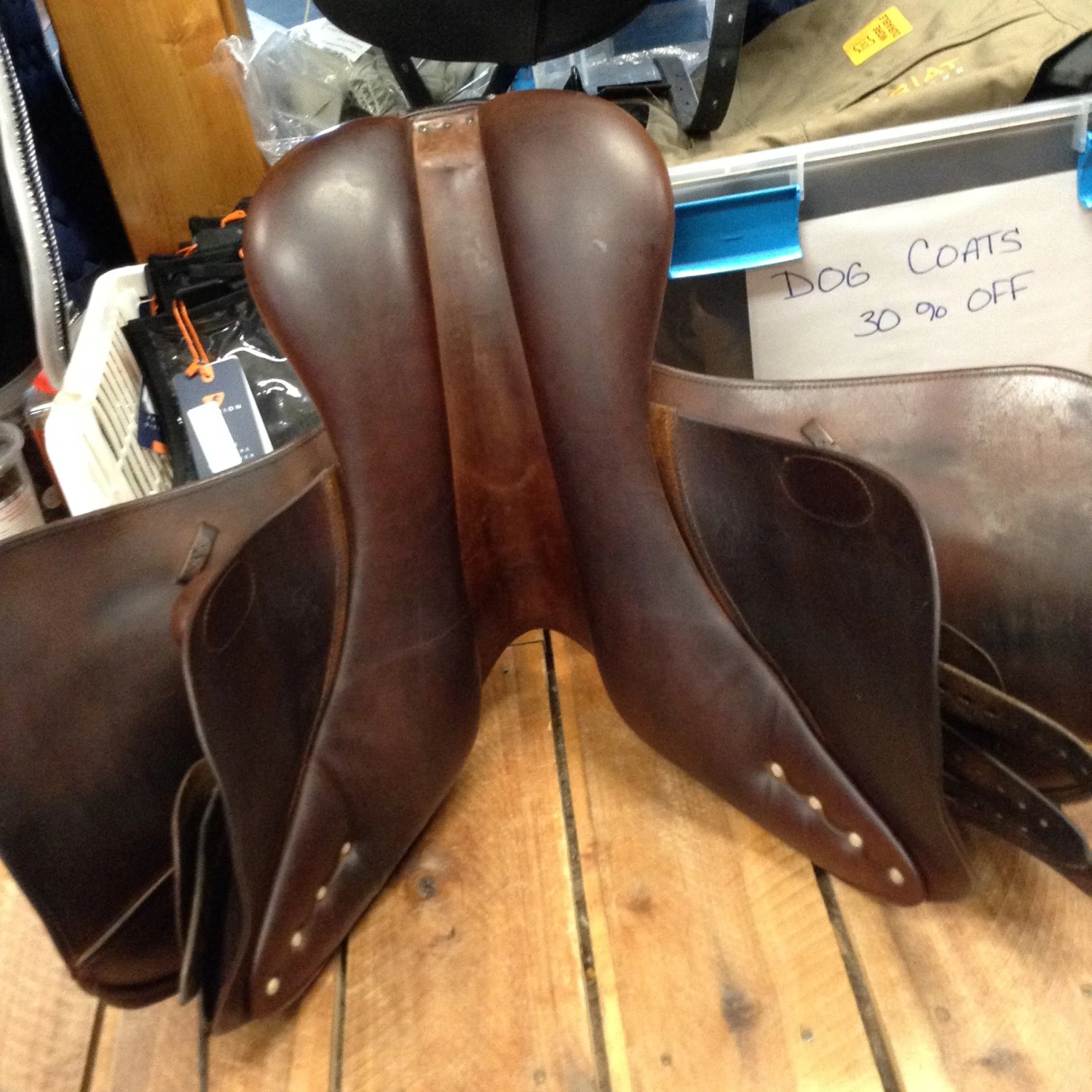 SOLD - Tad Coffin TC2 Smartride Technology Jump Saddle - 18" - Image 8