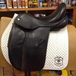 Black Country Eloquence Dressage Saddle - 17.5"