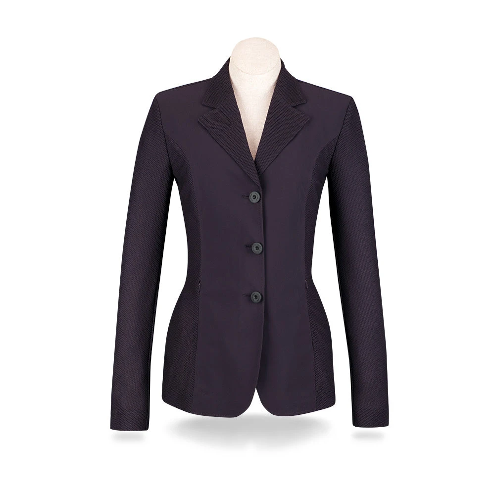 RJ Classics Harmony Mesh Show Coat - Deep Plum