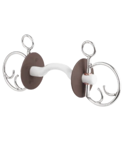 Beris Kimblewick Bit With Tongue Port Bar