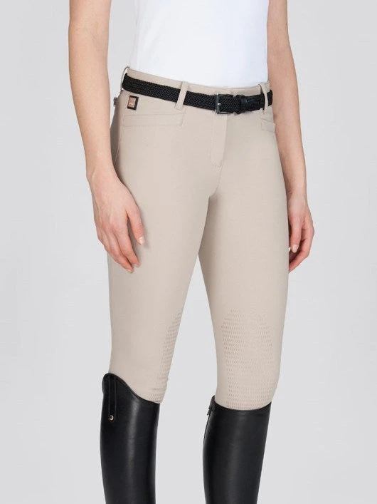 Equiline Women's Ash X-Grip Knee Patch Breech - Image 5